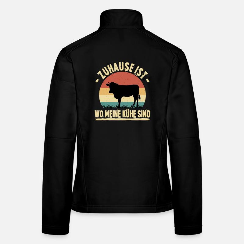 Landwirt Geschenk Landwirtschaft Traktor Bauer Frauen Softshelljacke