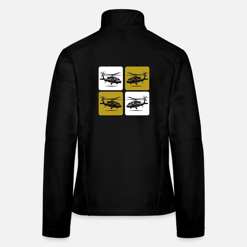 Army Hubschrauber – Militär Frauen Softshelljacke
