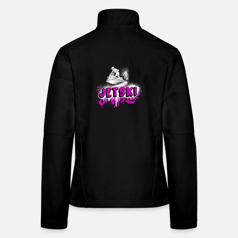 Jetski Graffiti – Splash and Ride Frauen Softshelljacke