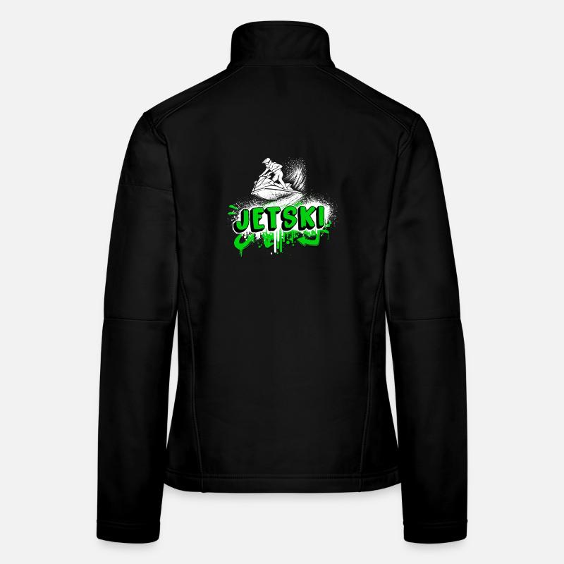 Jetski Graffiti – Splash and Ride Frauen Softshelljacke