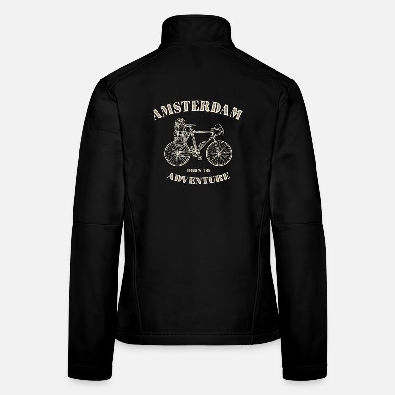 Amsterdam Adventure Bike Tee Women's Softshell Jacket