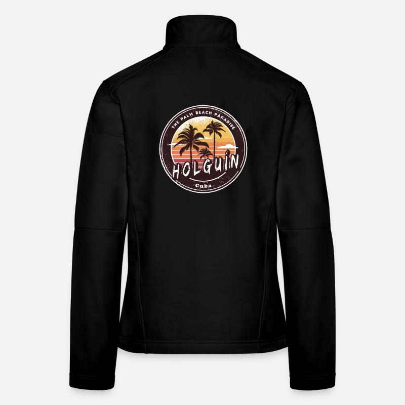 Holguín Kuba – Retro Beach Vibes Frauen Softshelljacke