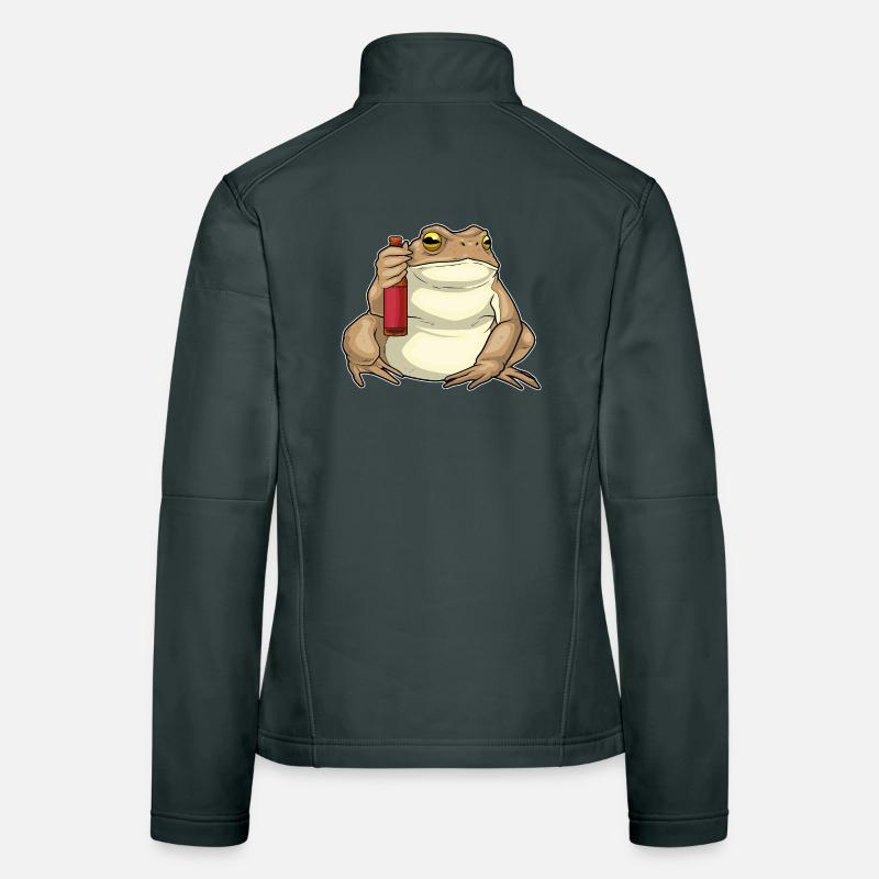 Bouteille de bière Frog Veste en tissu softshell Femme