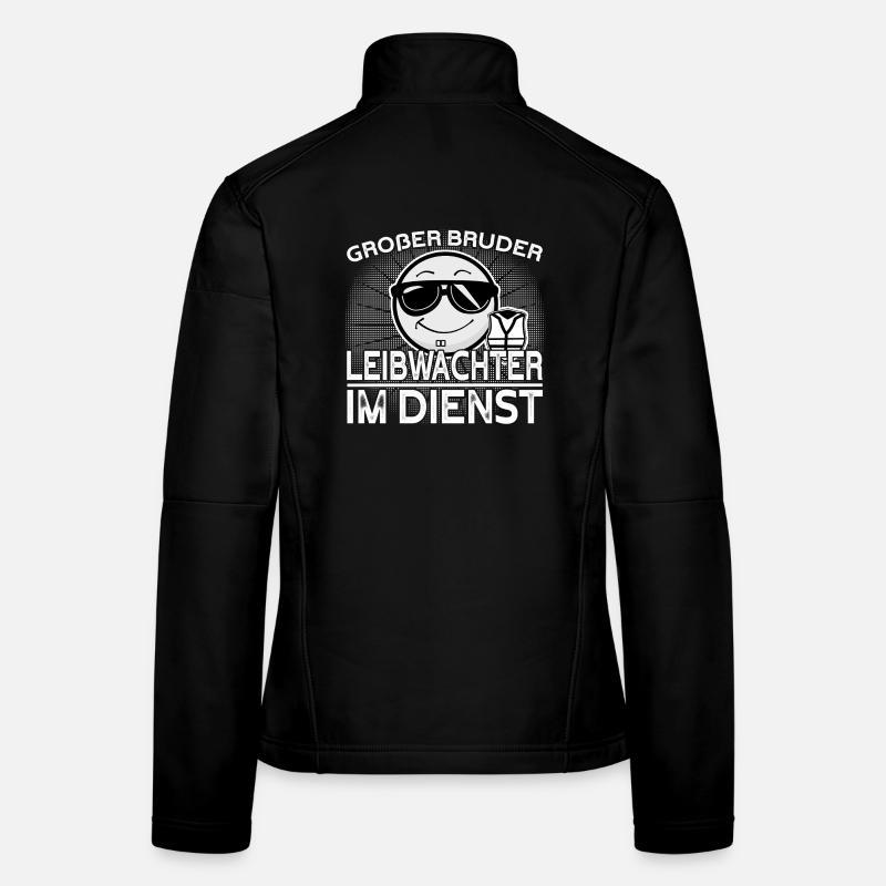 Großer Bruder Leibwächter im Dienst Frauen Softshelljacke