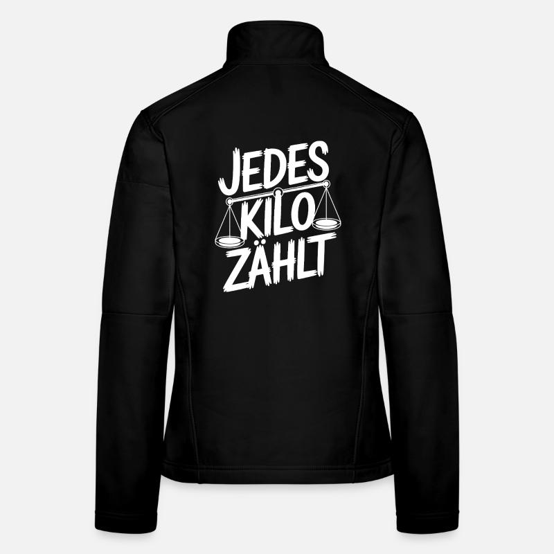 Jedes Kilo zaehlt Frauen Softshelljacke