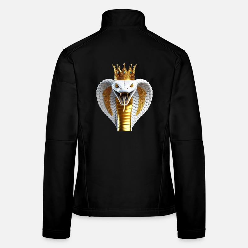 Königskobra mit Krone Frauen Softshelljacke