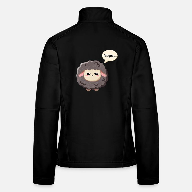 Schwarzes Schaf - Nope Frauen Softshelljacke