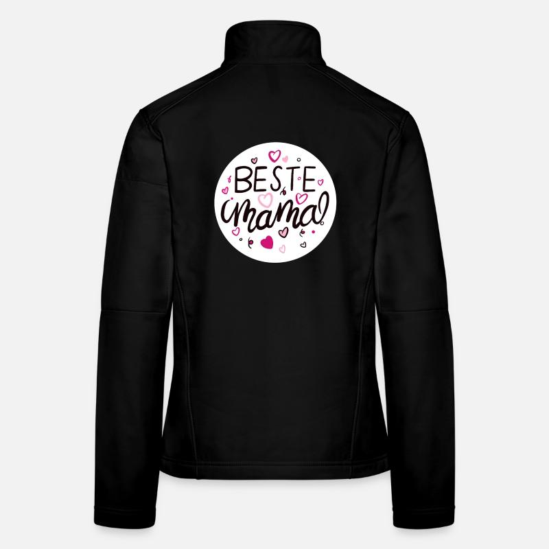Liebevolles Mama-Design mit Herzmotiven Frauen Softshelljacke