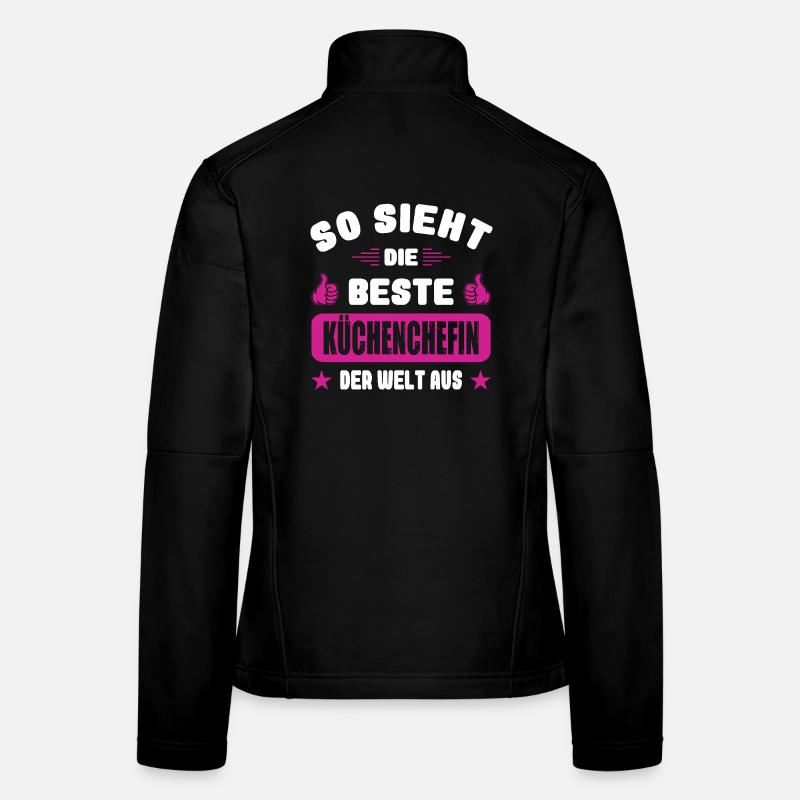 Küchenchefin Gastronomie Geschenke Restaurant Frauen Softshelljacke