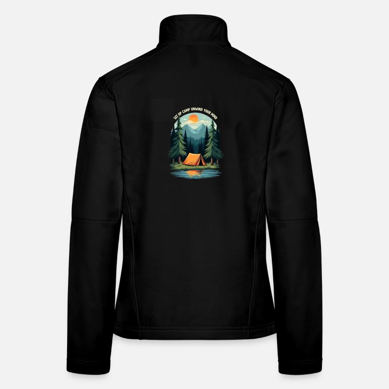 Camping Love - entspannen Sie Ihren Geist Frauen Softshelljacke
