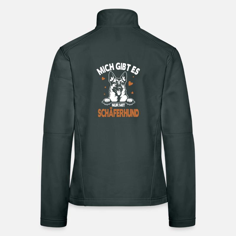 Schäferhund Geschenke Hund Frauchen Gassi Frauen Softshelljacke