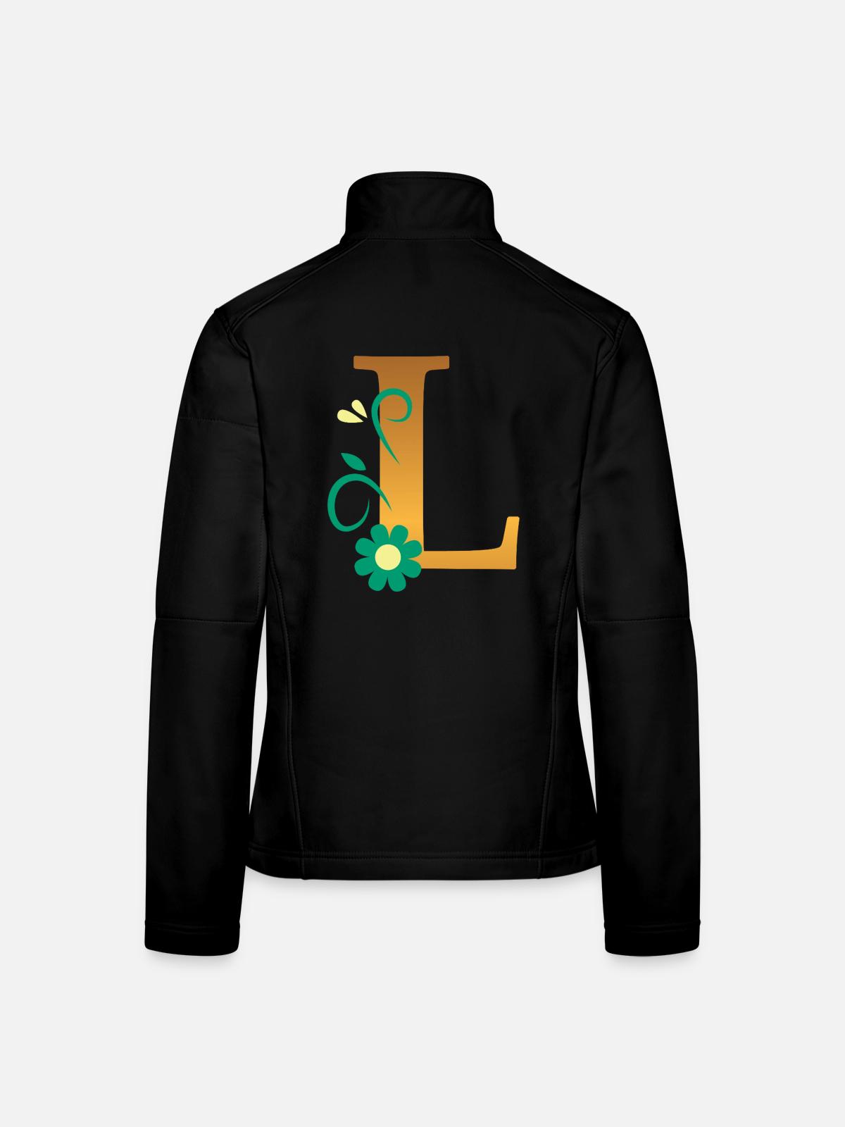 L - Women's Softshell Jacket - black - Back