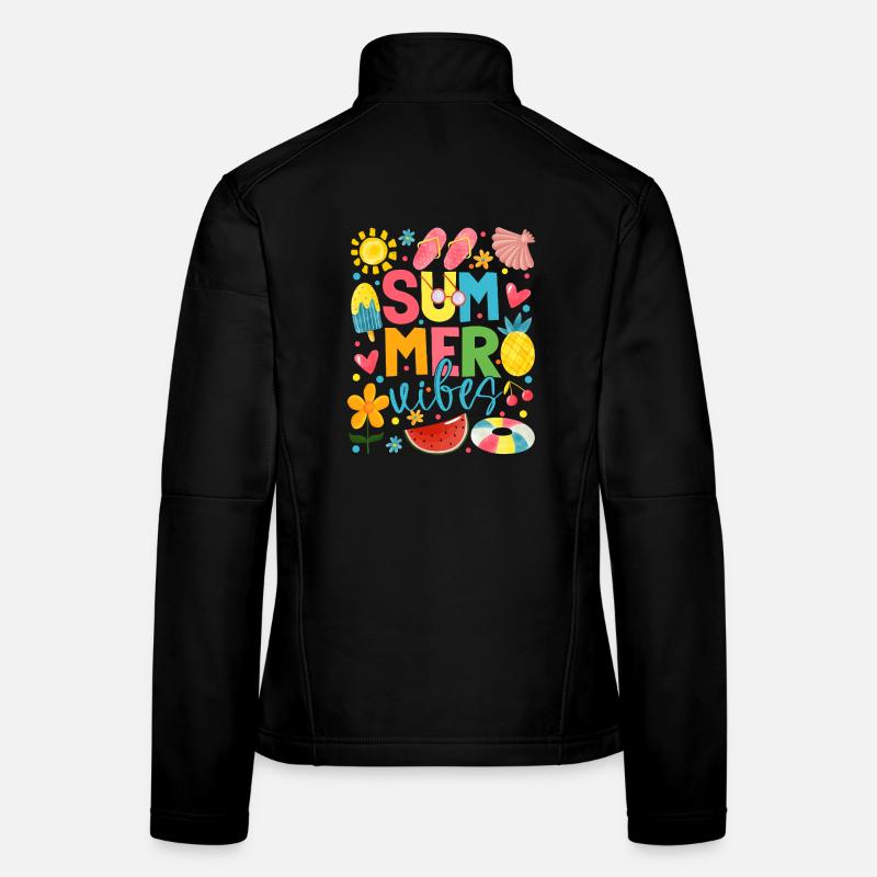 Summer Sparkle - Frauen Softshelljacke - Schwarz