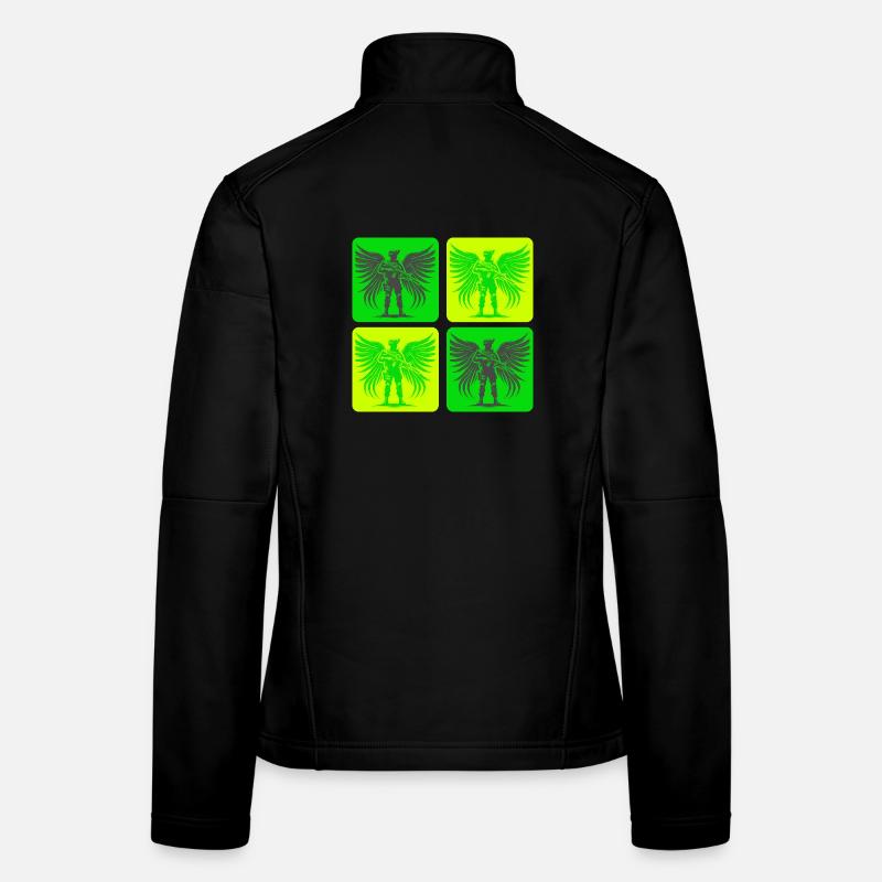 Conception d’ange soldat Veste en tissu softshell Femme