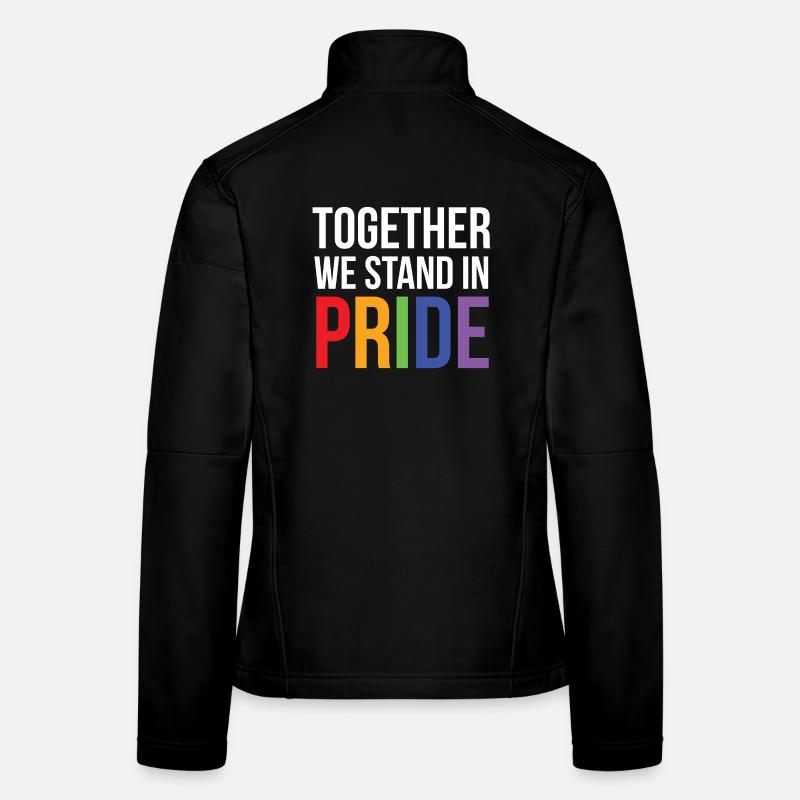 LGBTQ Pride Month - Gemeinsam stehen wir zur Pride Frauen Softshelljacke