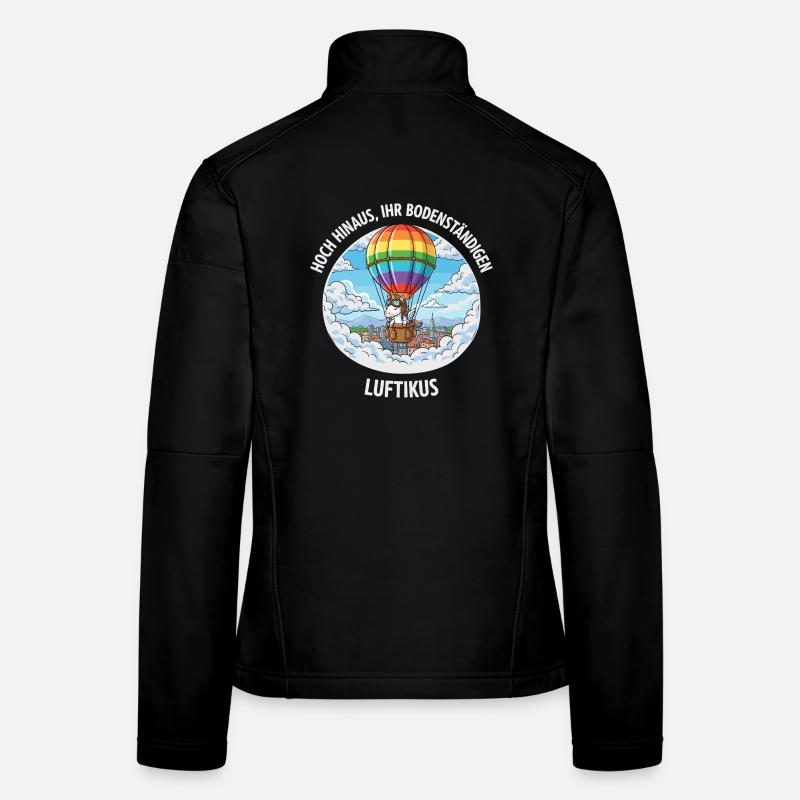 Luftikus-Einhorn Frauen Softshelljacke