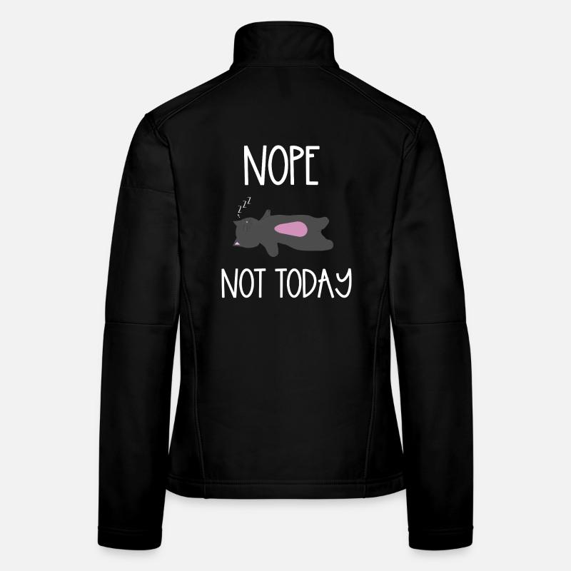 Non, pas aujourd’hui, Pyjama Illustration Veste en tissu softshell Femme