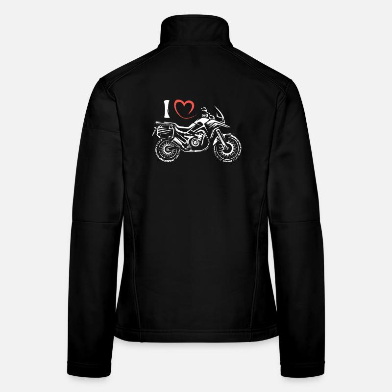 I love Enduro - Reise Biker und Motorradfans Frauen Softshelljacke