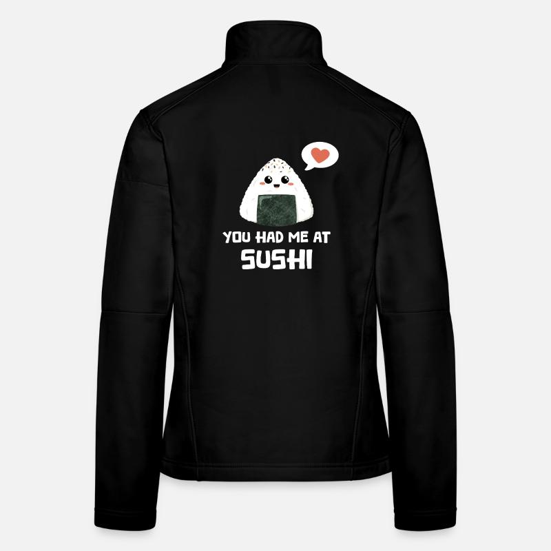 Sushi onigiri Spruch lustig Frauen Softshelljacke