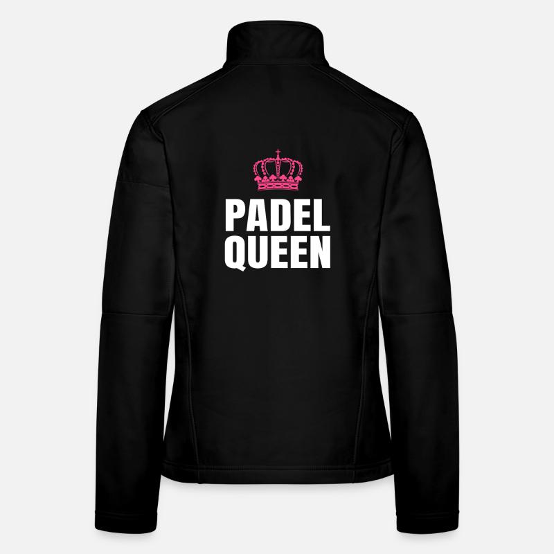 Padel-Königin - Frauen Softshelljacke - Schwarz