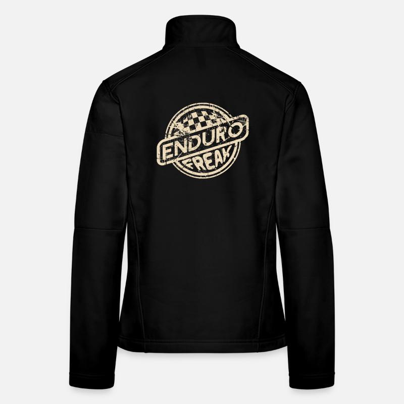 Enduro-Freak | Retro-Design Frauen Softshelljacke