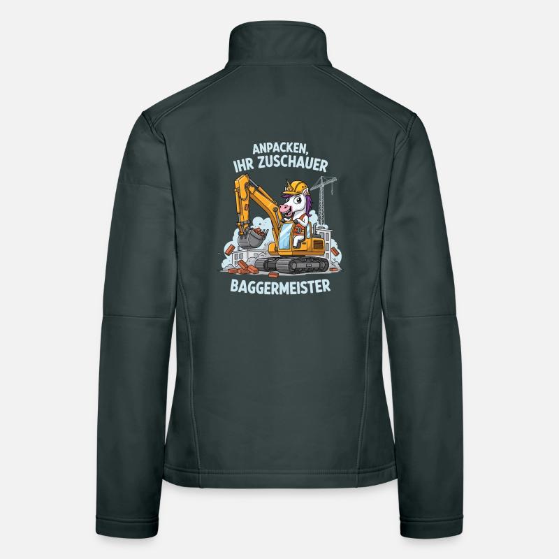 Unicorn Excavator Master Women's Softshell Jacket