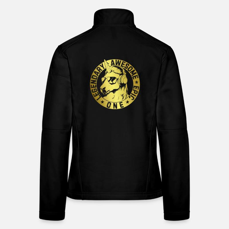LEGENDÄRES, GROSSARTIGES, EPISCHES - Frauen Softshelljacke - Schwarz