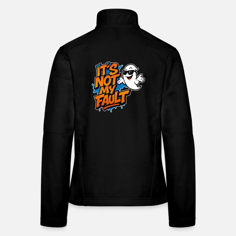It's Not My Fault Geist Graffiti Frauen Softshelljacke