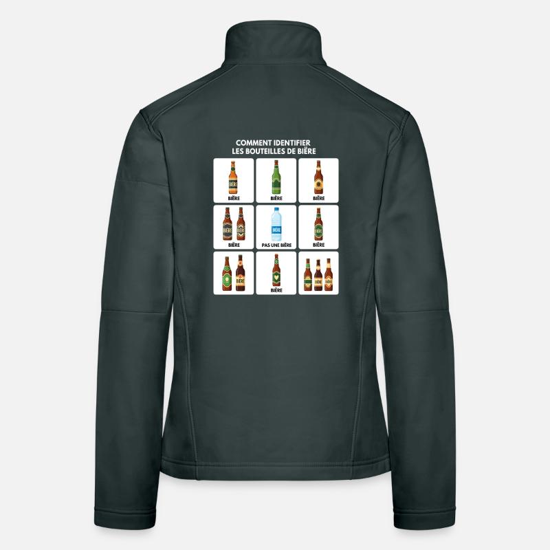 Guide d’identification de la bière Veste en tissu softshell Femme