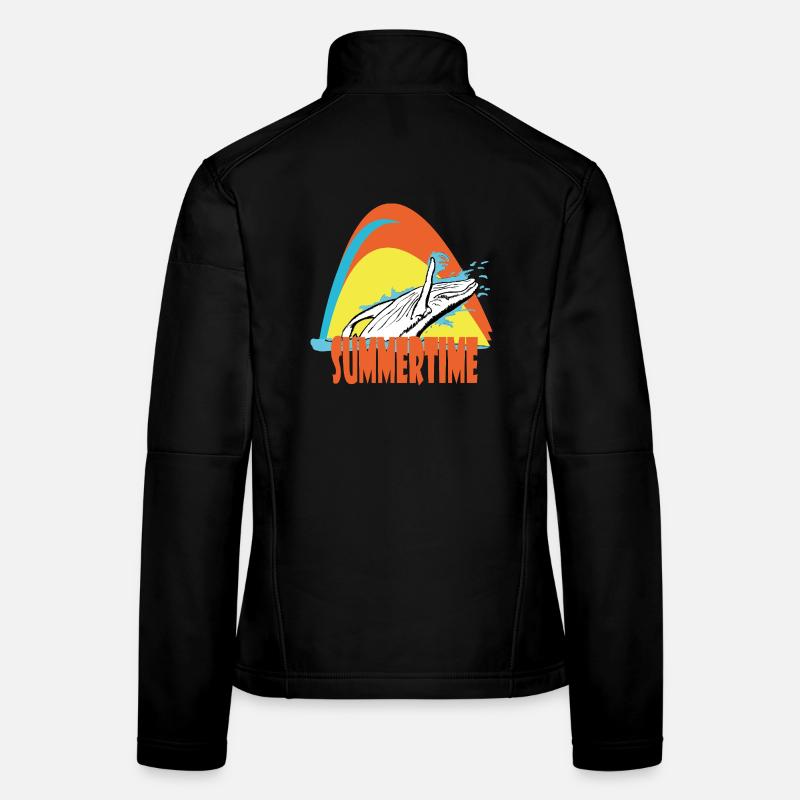 Buckelwal Frauen Softshelljacke