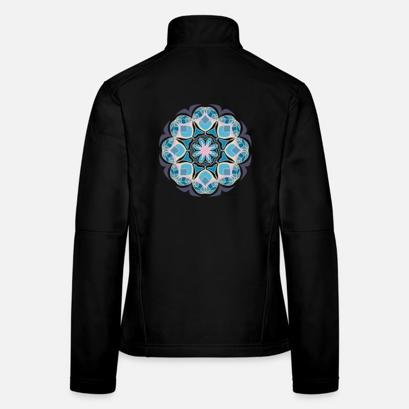 Journée plage Mandala Veste en tissu softshell Femme