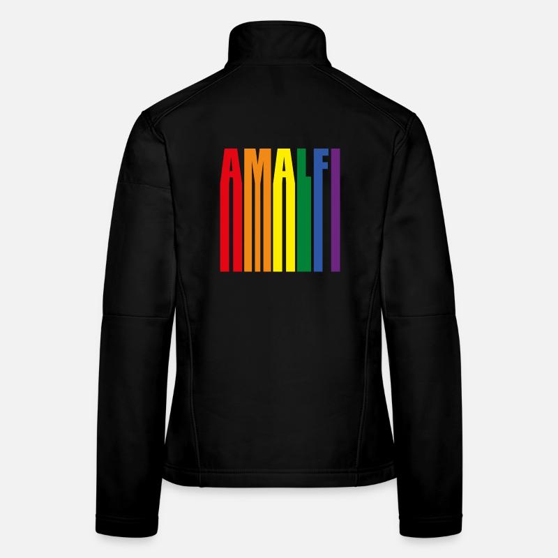 Amalfi Regenbogen Pride Geschenk Frauen Softshelljacke