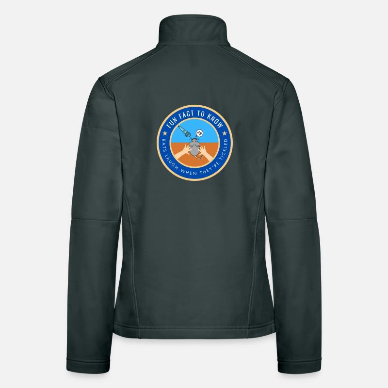 Rats laugh when they're tickled Women's Softshell Jacket
