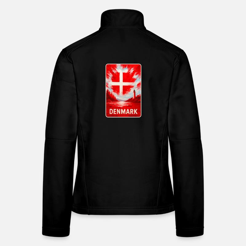 Danemark - la beauté nordique Veste en tissu softshell Femme
