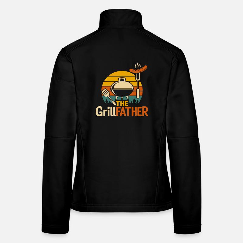 Griller avec style - The GrillFather BBQ Kitchen Veste en tissu softshell Femme