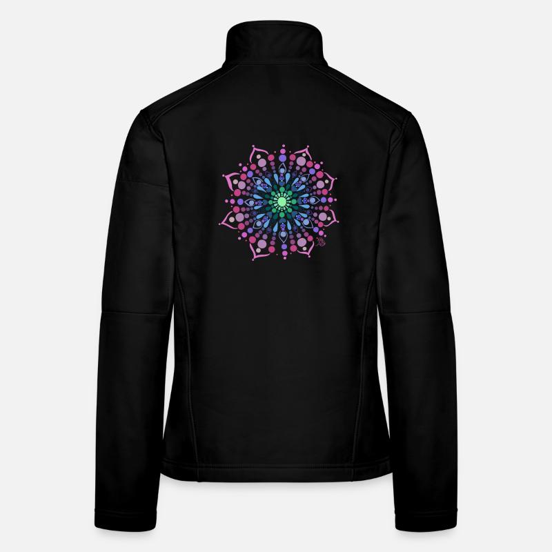 Mandala Liebe Frauen Softshelljacke