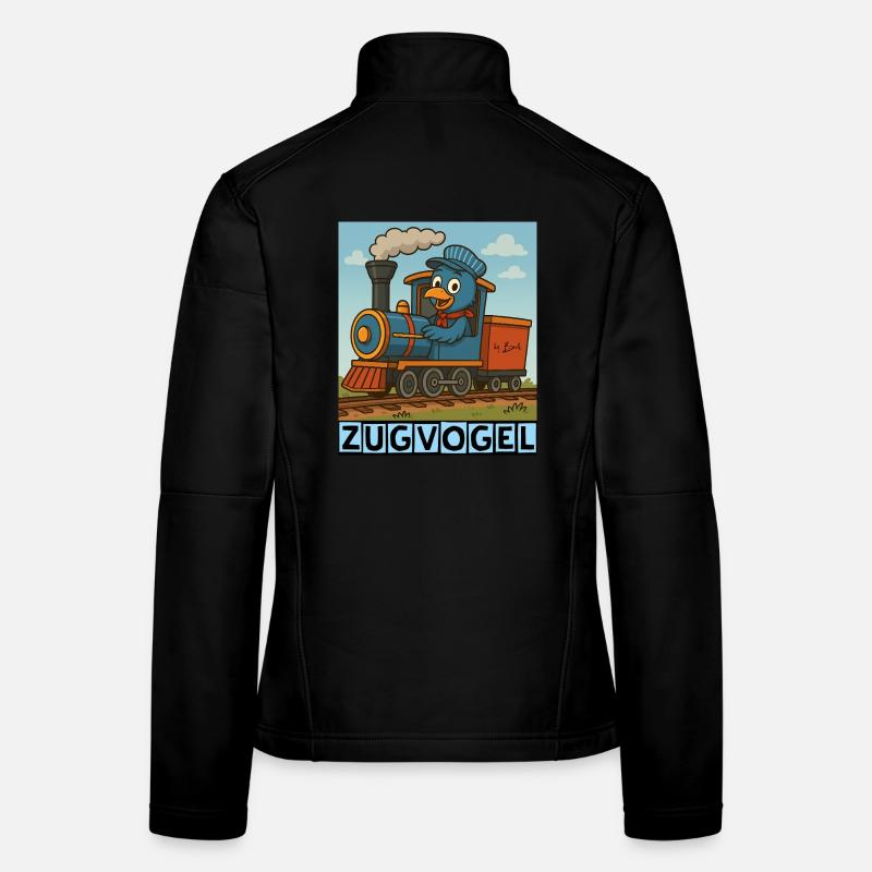 Zugvogel by Rico Beck Frauen Softshelljacke