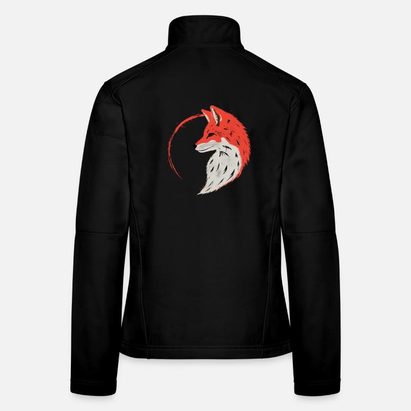 enso fox - Frauen Softshelljacke - Schwarz
