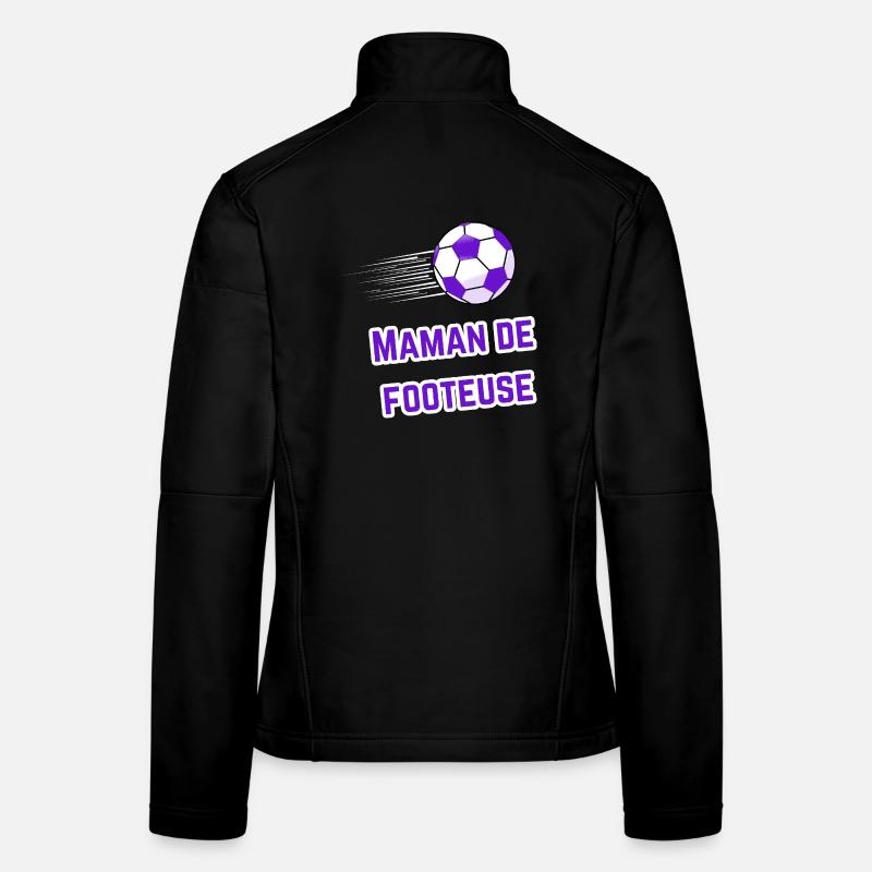 Tee-Shirt Maman Supporter Footeuse Veste en tissu softshell Femme