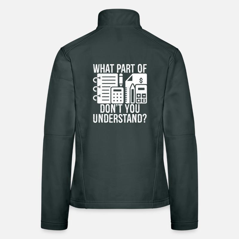 quelle partie de ne comprenez-vous pas Veste en tissu softshell Femme