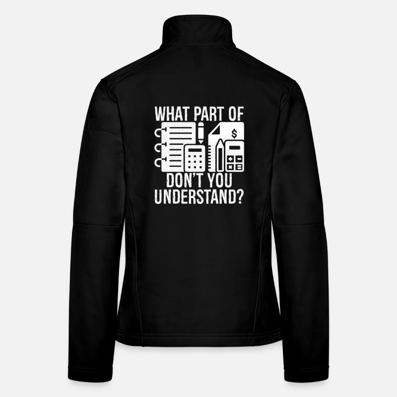 quelle partie de ne comprenez-vous pas Veste en tissu softshell Femme