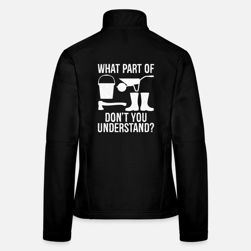 quelle partie de ne comprenez-vous pas Veste en tissu softshell Femme