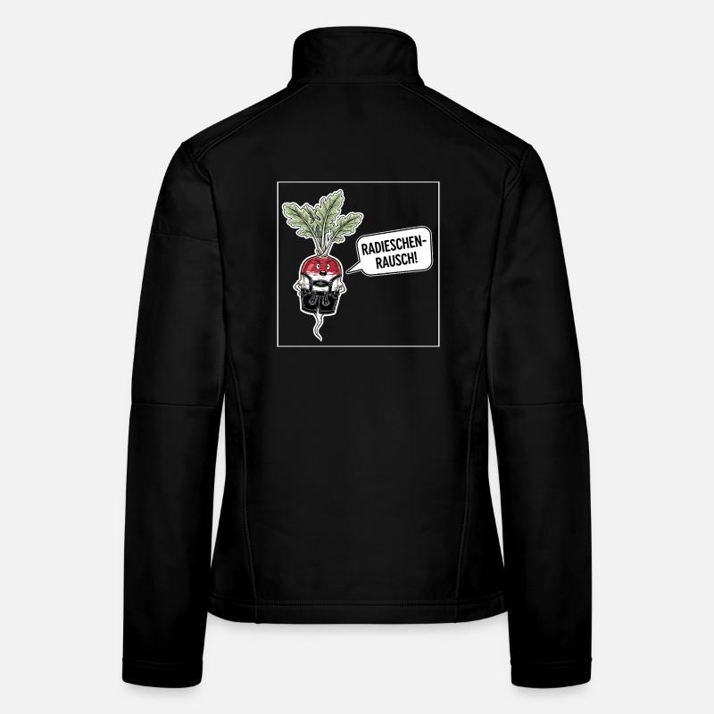 Radieschen-Rausch ! Frauen Softshelljacke