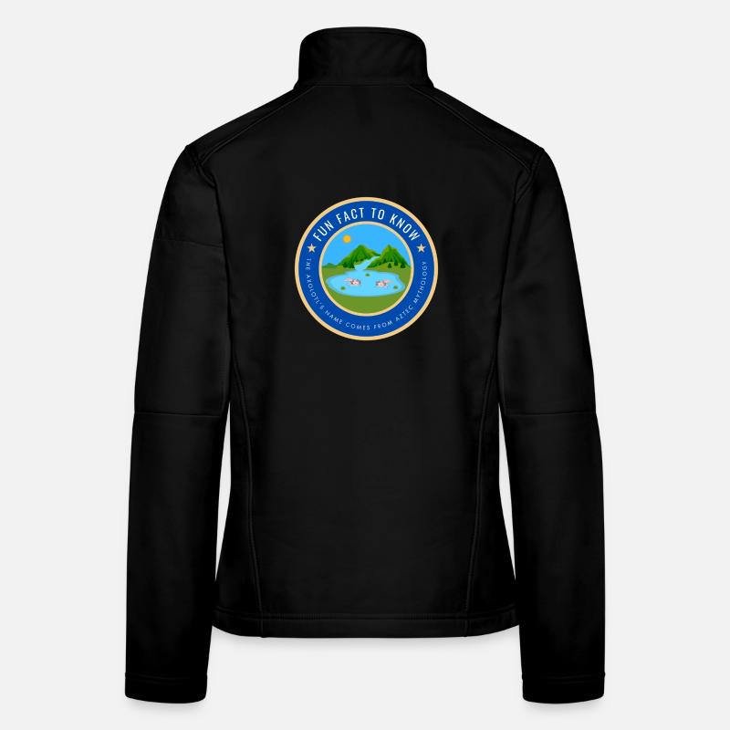 The axolotl's name comes from Aztec mythology Women's Softshell Jacket