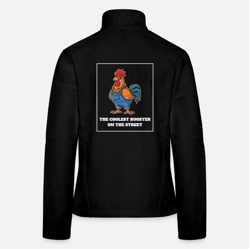 The Coolest Rooster Women's Softshell Jacket