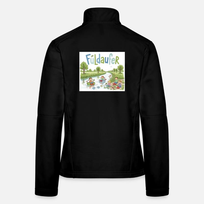 Fuldaufer : l’aventure fluviale ! Veste en tissu softshell Femme