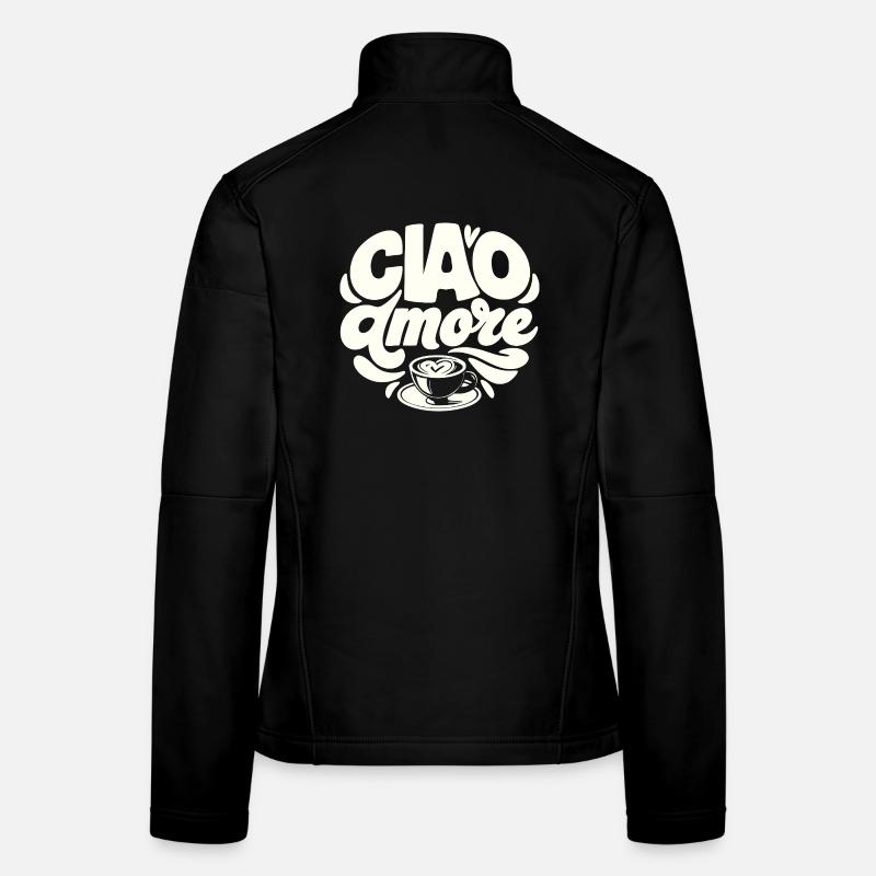 Ciao Amore Cappuccino Italien Frauen Softshelljacke
