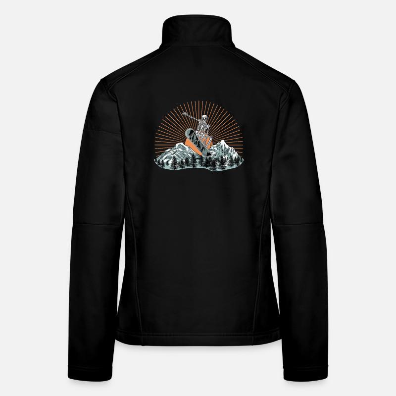 Kallio Surf Skelett Design Frauen Softshelljacke