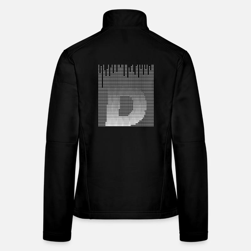 Letter D, Name, der Buchstabe D - Frauen Softshelljacke - Schwarz