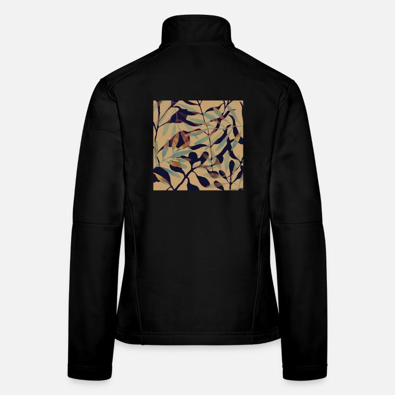 Roasted leaves Women's Softshell Jacket